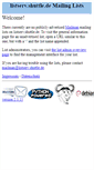 Mobile Screenshot of listserv.shuttle.de